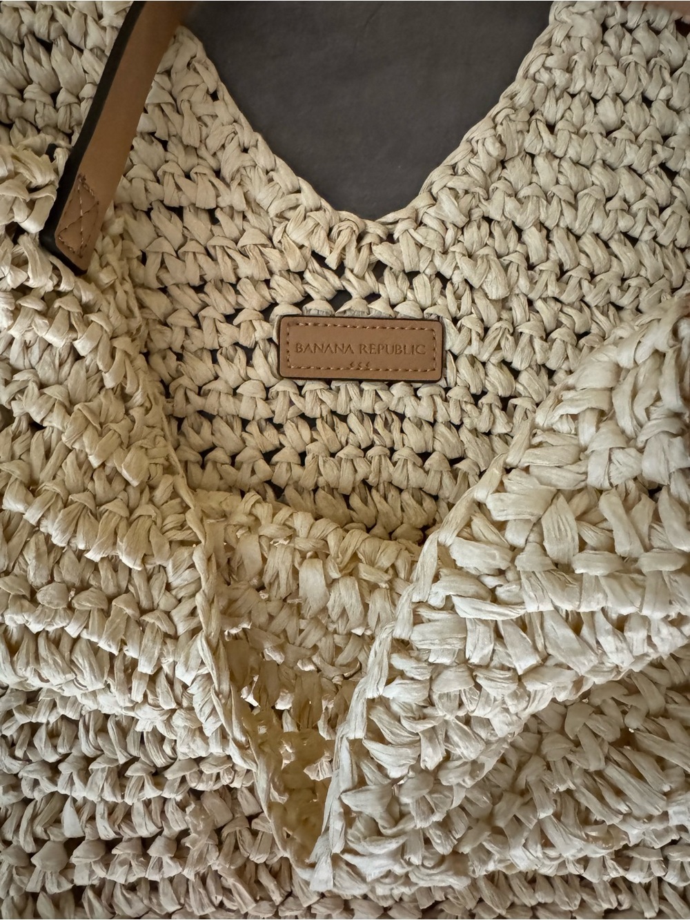 Banana Republic Modern Straw Tote - Picture 4 of 7